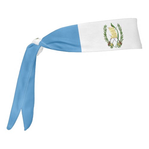 Guatemala Flag Elegant Patriotic Tie Headband