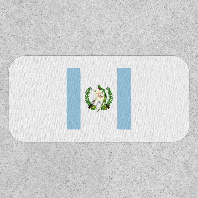 Guatemala Flag Emblem Patch (Front)