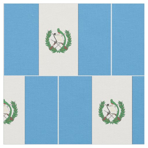 Guatemala Flag Fabric | Zazzle