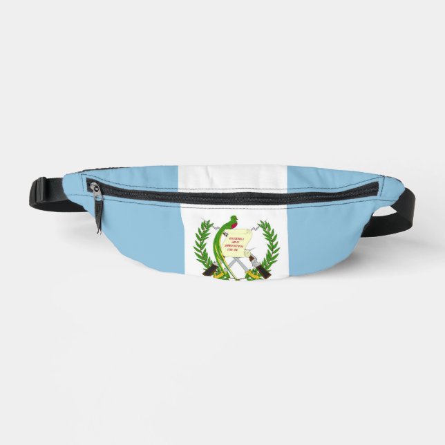 Guatemala flag fanny pack (Front)