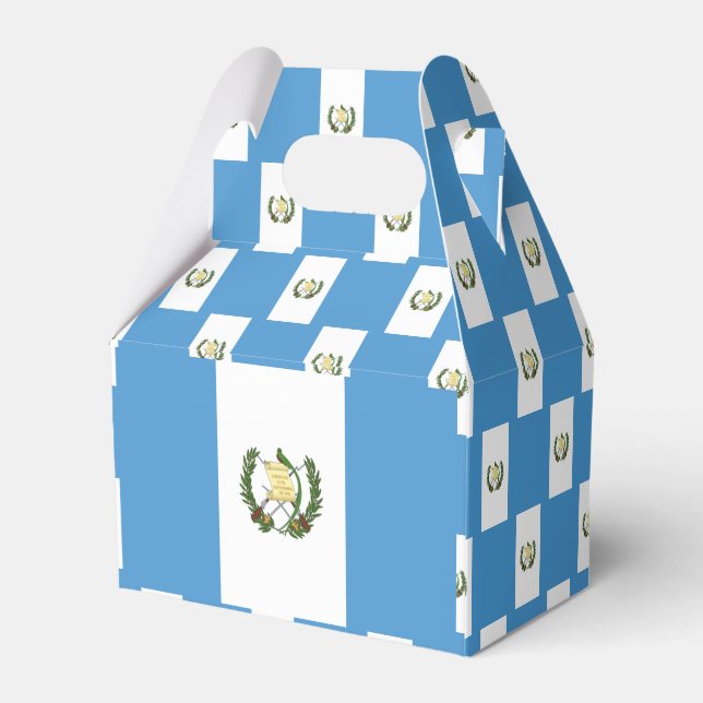 Guatemala Flag Favor Boxes (Back Side)