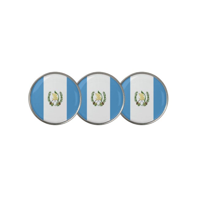 Guatemala flag   golf ball marker (3 Up)