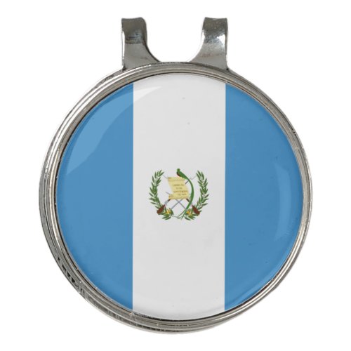 Guatemala flag  golf hat clip