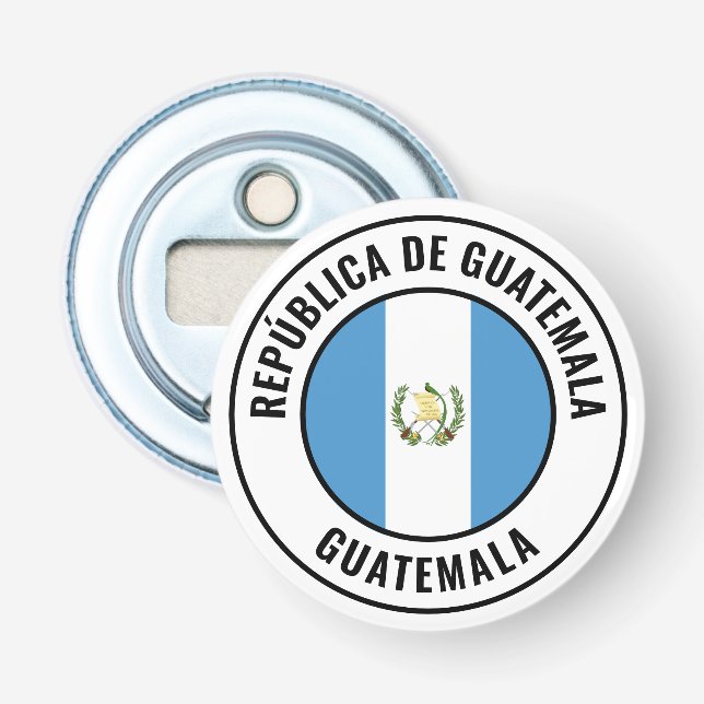 Guatemala Flag Gorgeous Patriotic Bottle Opener (Front)