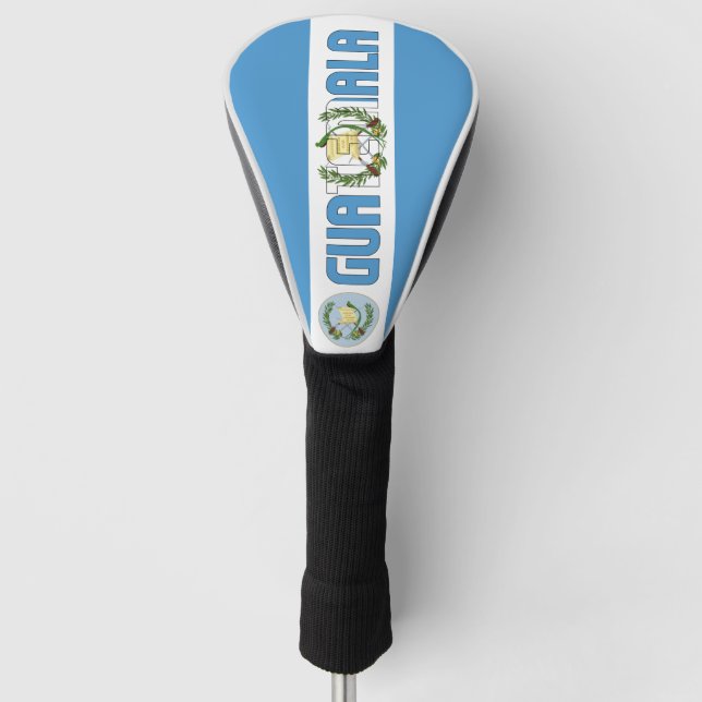 Guatemala Flag Gorgeous Patriotic Golf Head Cover (Front)