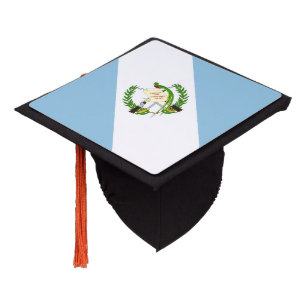 Guatemala flag graduation cap topper