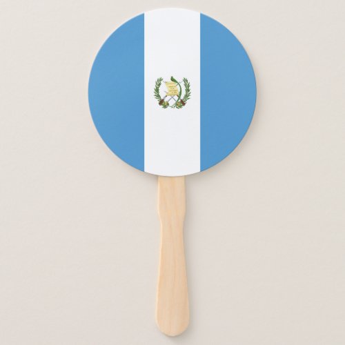 Guatemala Flag Hand Fan