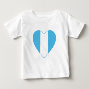 Guatemala Flag Heart T-Shirt