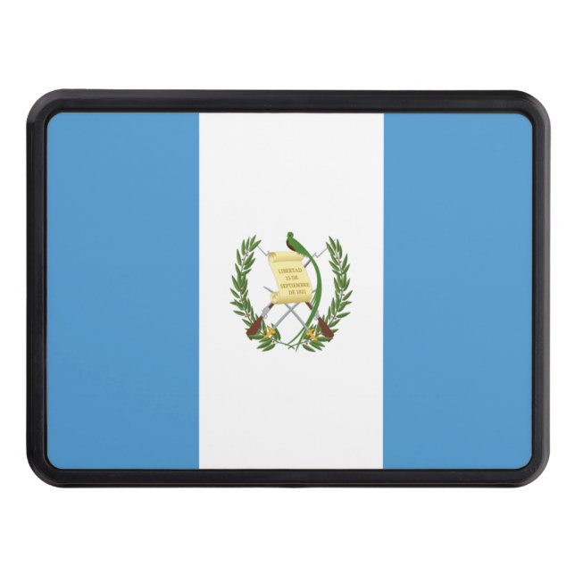 Guatemala flag   hitch cover (Front)