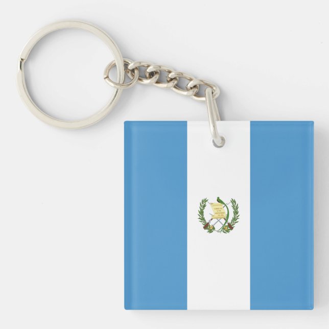 Guatemala Flag Keychain (Front)