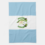 Guatemala flag kitchen towel