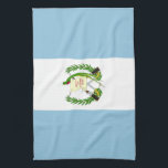 Guatemala flag kitchen towel<br><div class="desc">An ideal gift for all those who are patriotic of their country!</div>