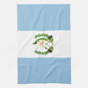 Guatemala flag kitchen towel
