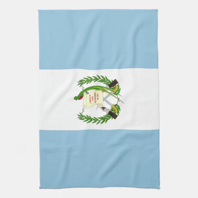 Guatemala flag kitchen towel (Vertical)