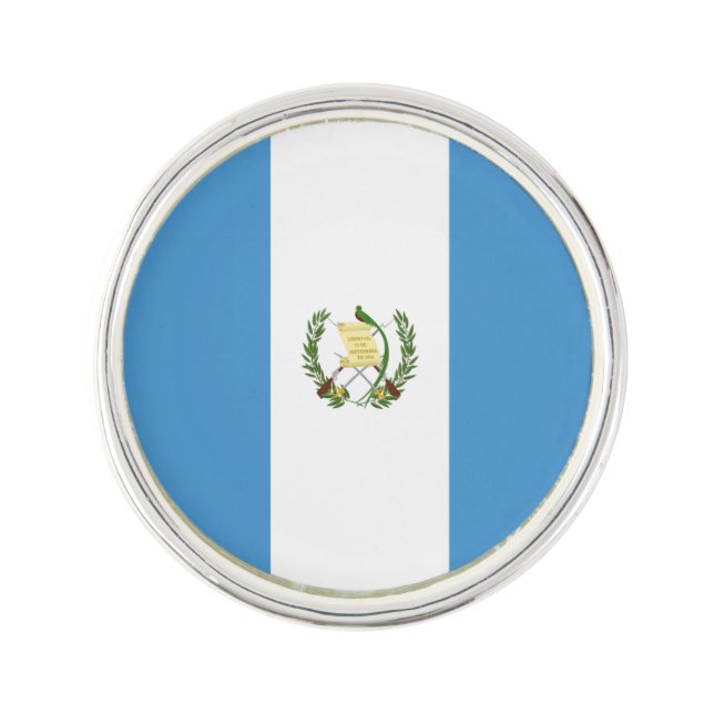 Guatemala flag  lapel pin (Front)