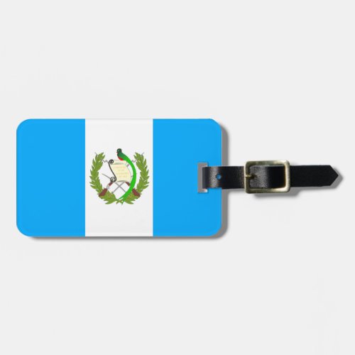 Guatemala flag luggage tag