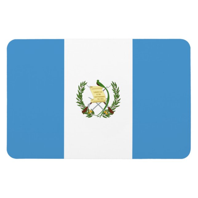 Guatemala flag magnet (Horizontal)