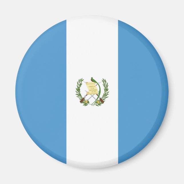 Guatemala flag  magnet (Front)