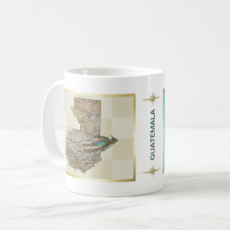 Guatemala Flag + Map Mug
