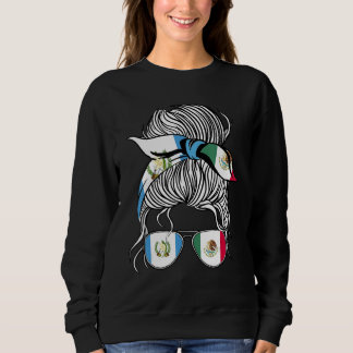 Guatemala Flag Mexico Grown Women Girl Country Sweatshirt