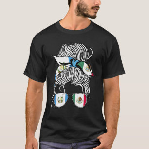 Guatemala Flag Mexico Grown Women Girl Country T-Shirt