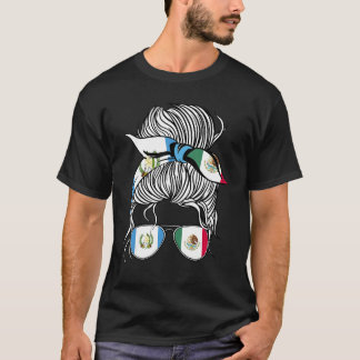Guatemala Flag Mexico Grown Women Girl Country T-Shirt