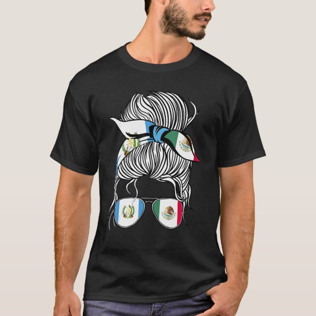 Guatemala Flag Mexico Grown Women Girl Country T-Shirt (Front)