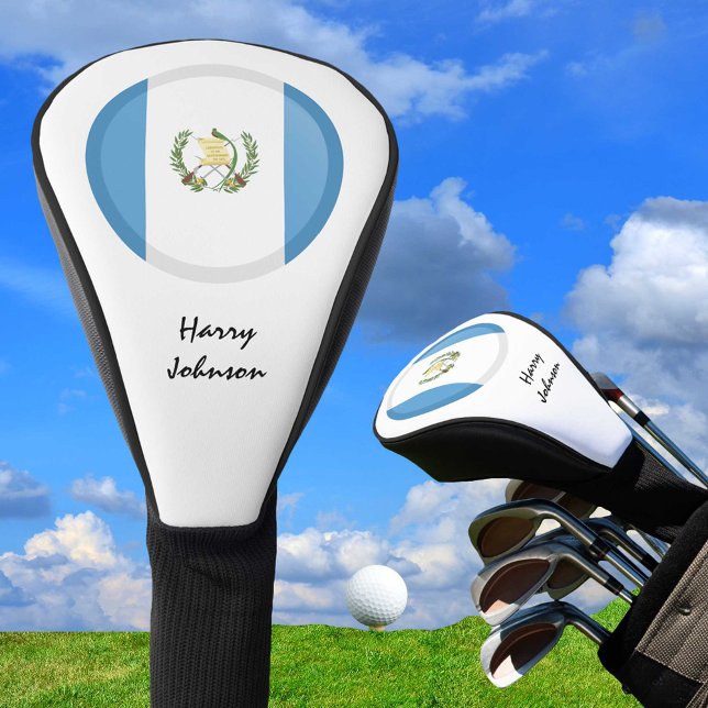 Guatemala Flag & Monogrammed Golf Clubs Covers (Creator Uploaded)