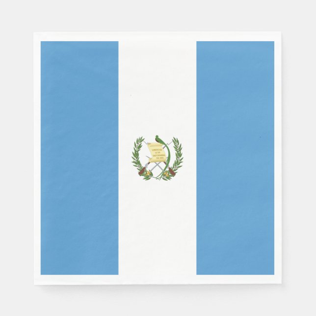 Guatemala Flag Napkins (Front)