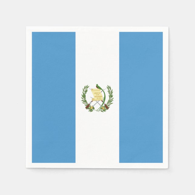 Guatemala flag napkins (Front)