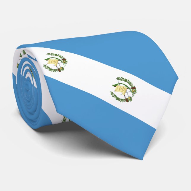 Guatemala Flag Neck Tie (Rolled)