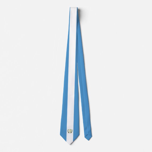 Guatemala flag  neck tie (Front)