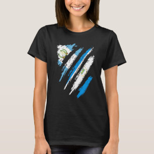Guatemala Flag Nicaragua Grown Patriot Country Str T-Shirt