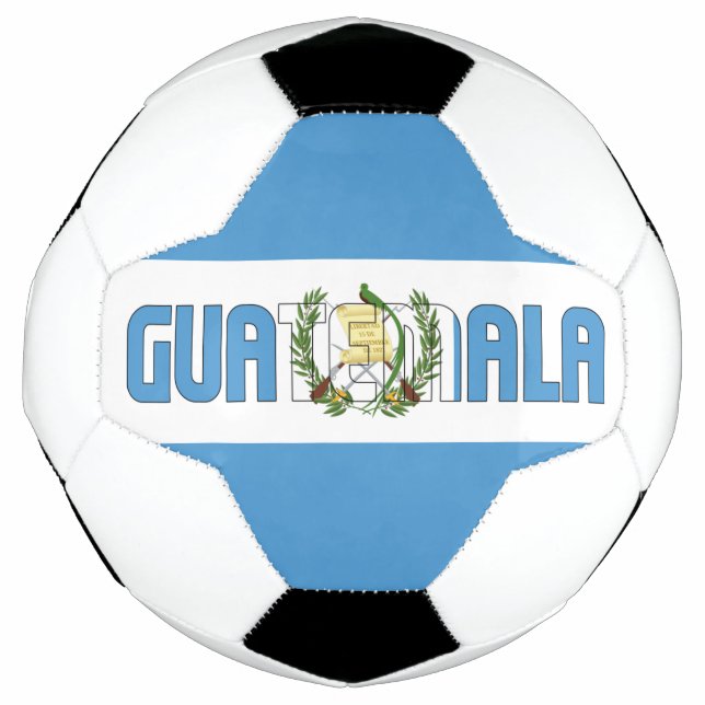Guatemala Flag Patriotic  Soccer Ball (Front)