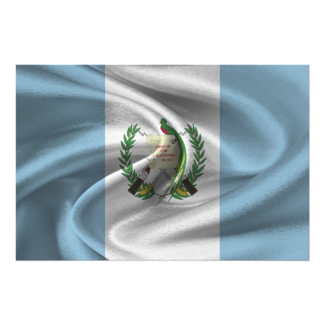 Guatemala Flag Photo Print (Front)