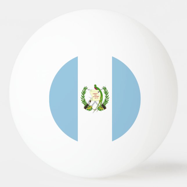 Guatemala flag ping pong ball (Front)