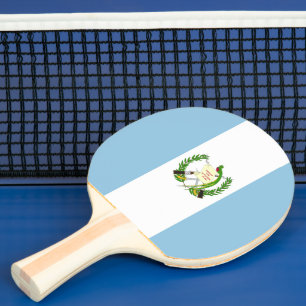Guatemala flag ping pong paddle