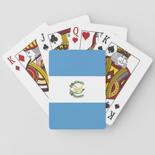 Guatemala Flag Poker Cards