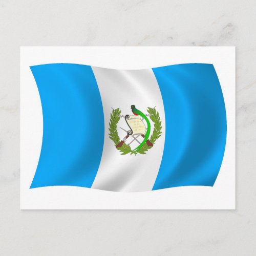 Guatemala Flag Postcard