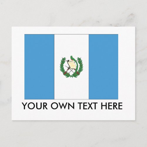 Guatemala Flag Postcard