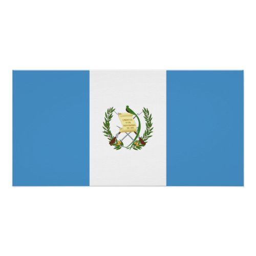 Guatemala Flag Poster