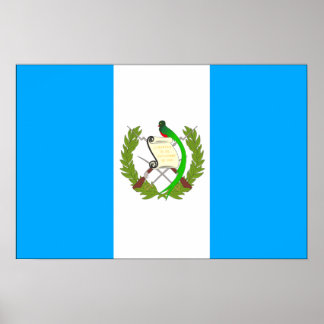 Guatemala Flag Poster