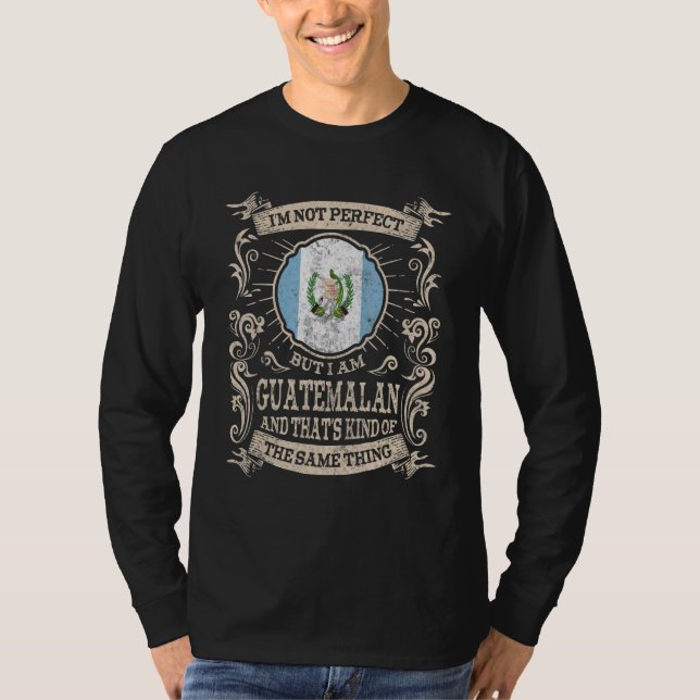 Guatemala Flag Proud Guatemalans Men & Women 1 T-Shirt (Front)