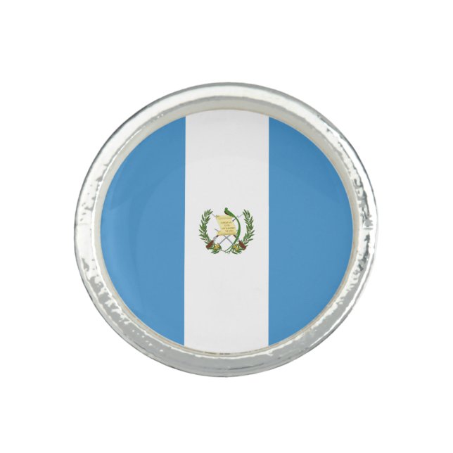 Guatemala Flag Ring (Front)