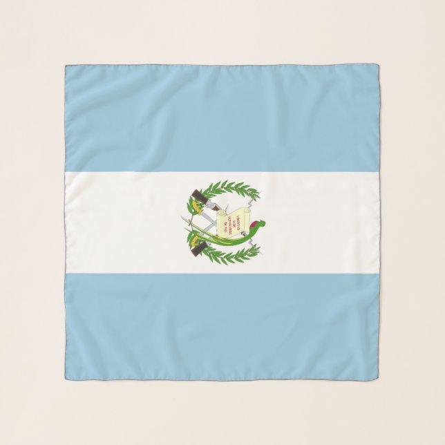 Guatemala flag scarf (Front (Horizontal))