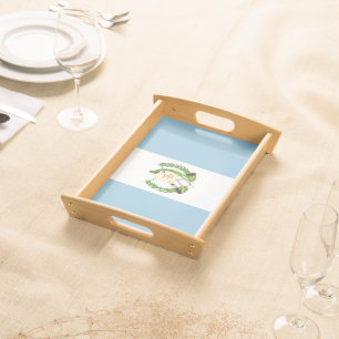 Guatemala flag serving tray
