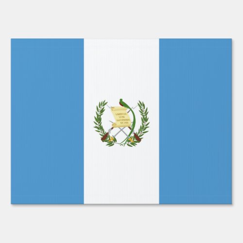 Guatemala flag  sign