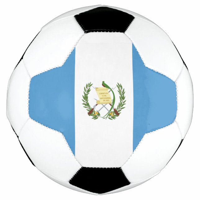 Guatemala flag  soccer ball (Front)