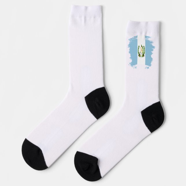 Guatemala flag socks (Left)