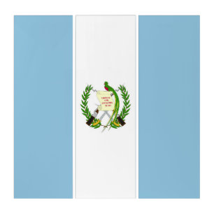 Guatemala flag triptych